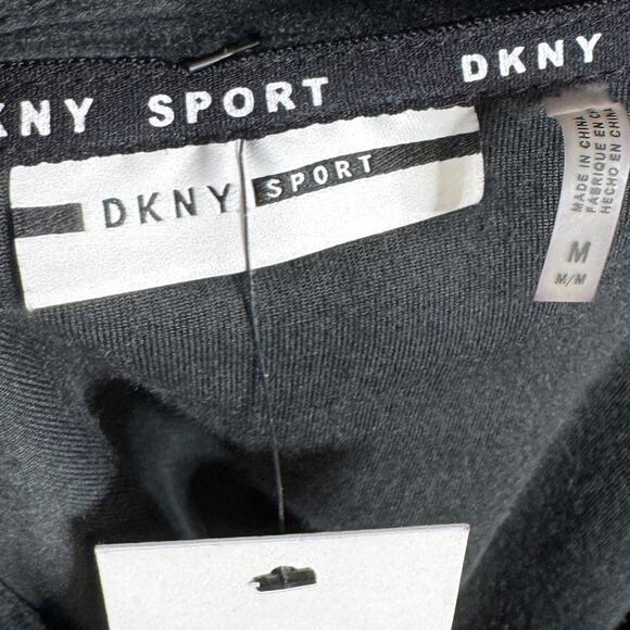 Dkny Womens Velour Kimono Sleeve Basic Top Black Size‎ Medium New - Picture 7 of 9